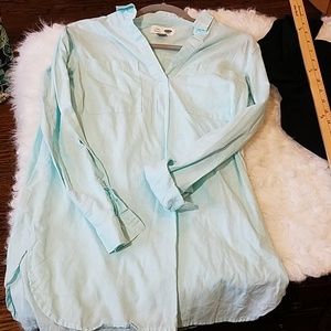 (M) Old Navy Tunic Linen Blend Machine Wash